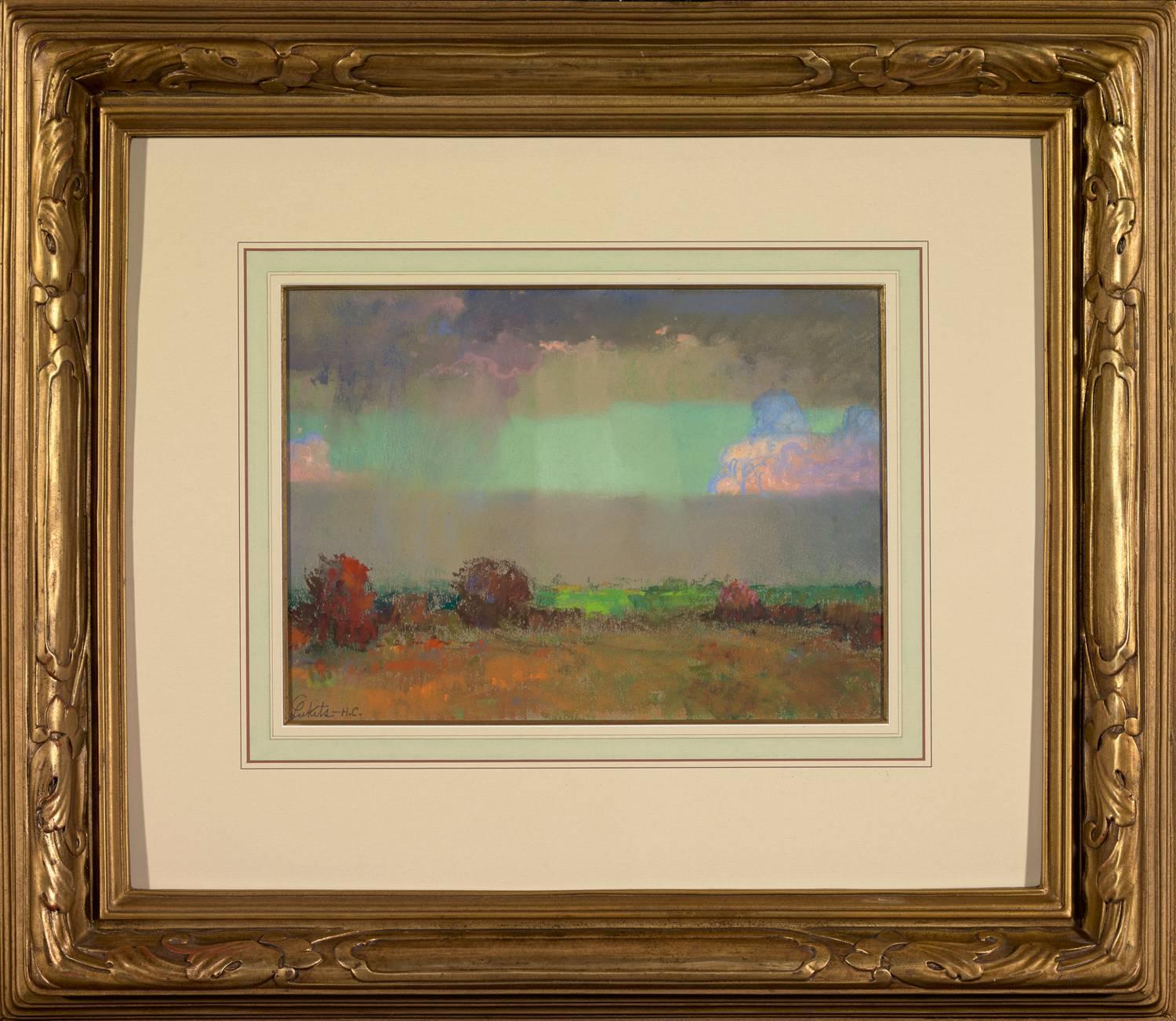 Landscape Painting Theodore Lukits - Ciel de tempête californien