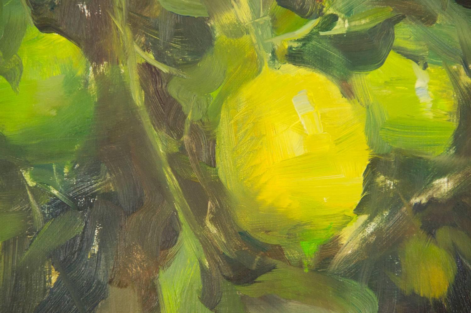 California Lemon Tree - Painting by Quang Ho