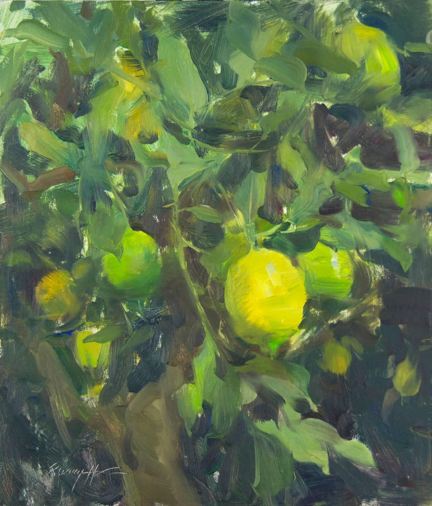 Quang Ho Landscape Painting - California Lemon Tree