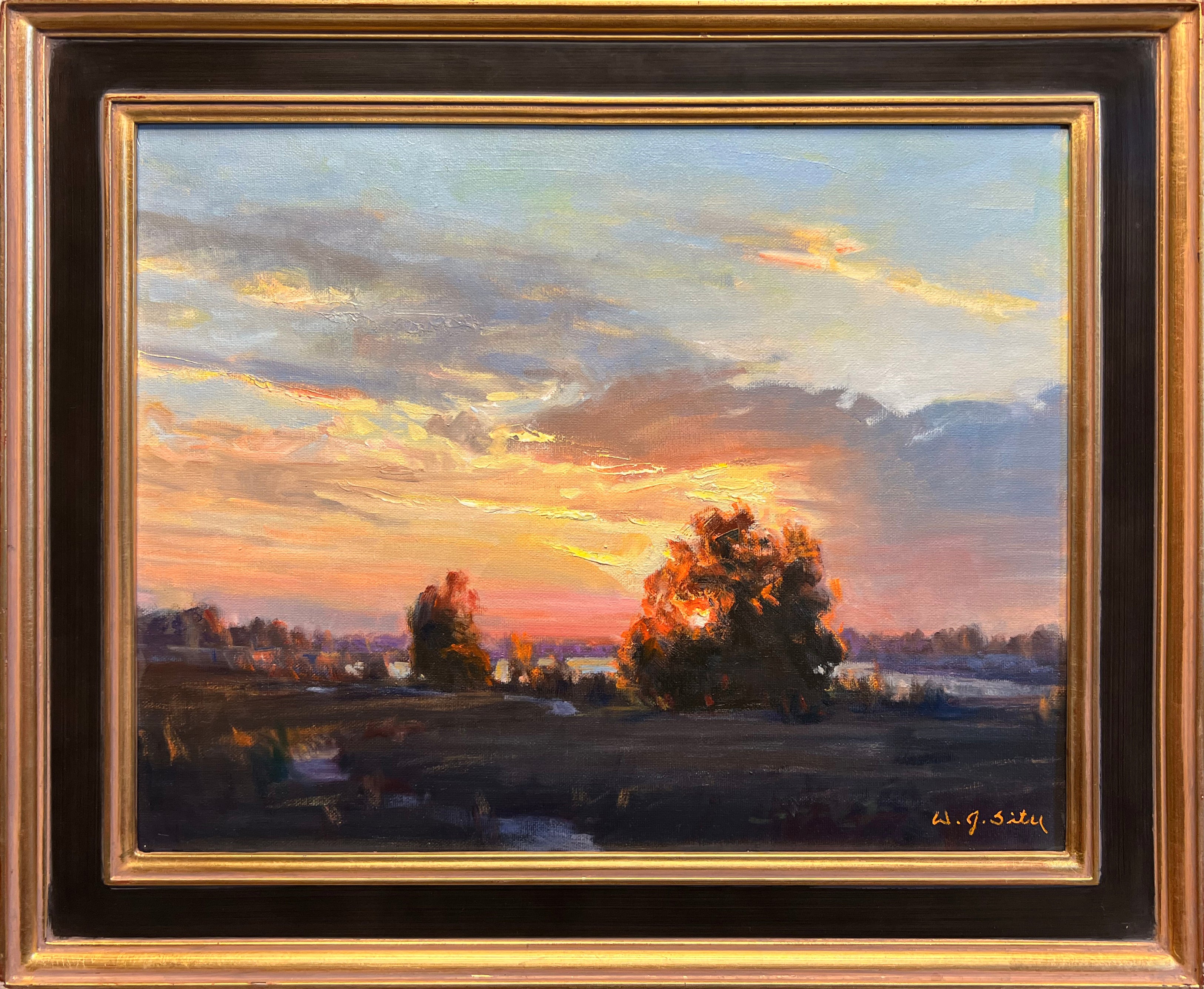 Tramonto sul lago; Peck Road Park, Arcadia