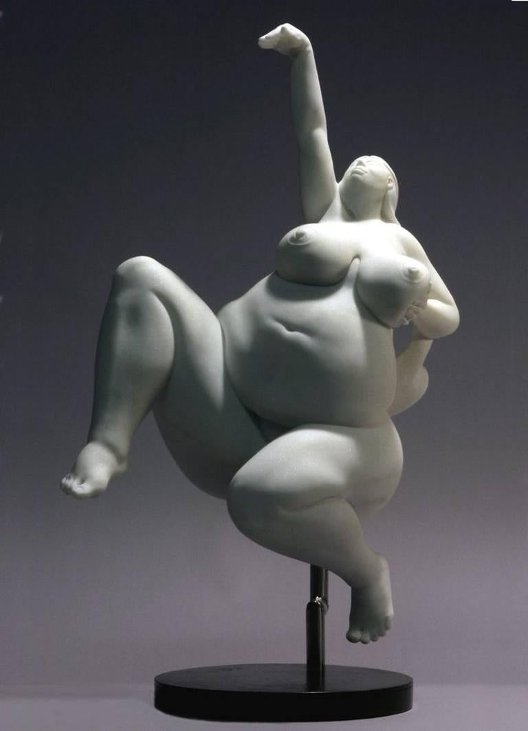Poised - Sculpture by Bela Bacsi