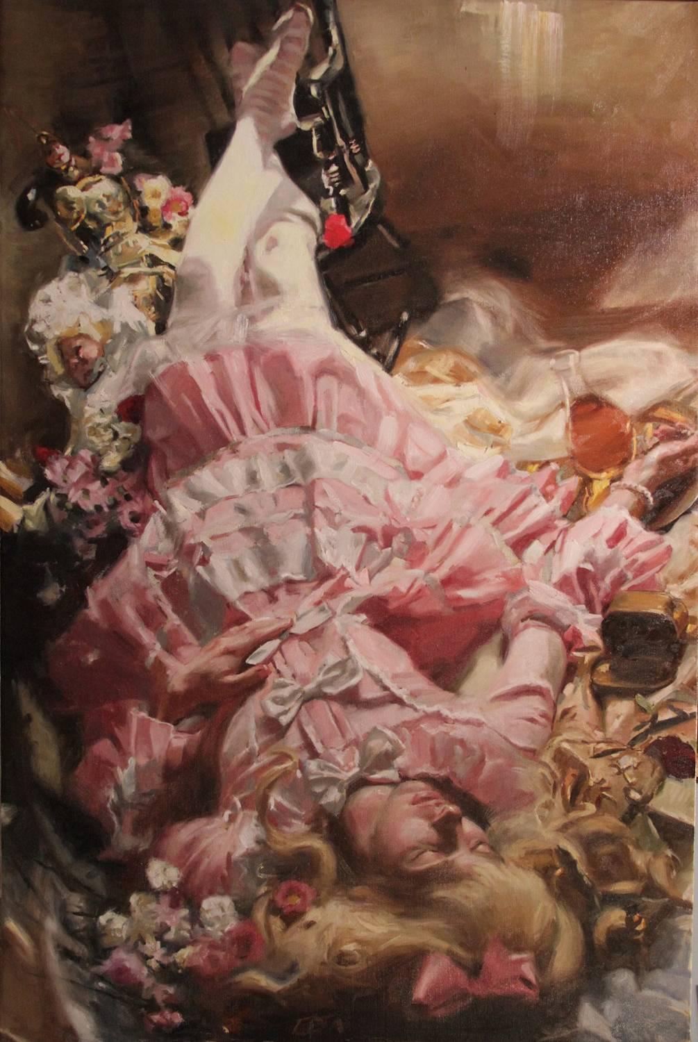 Il sonno - Painting di Teresa Oaxaca