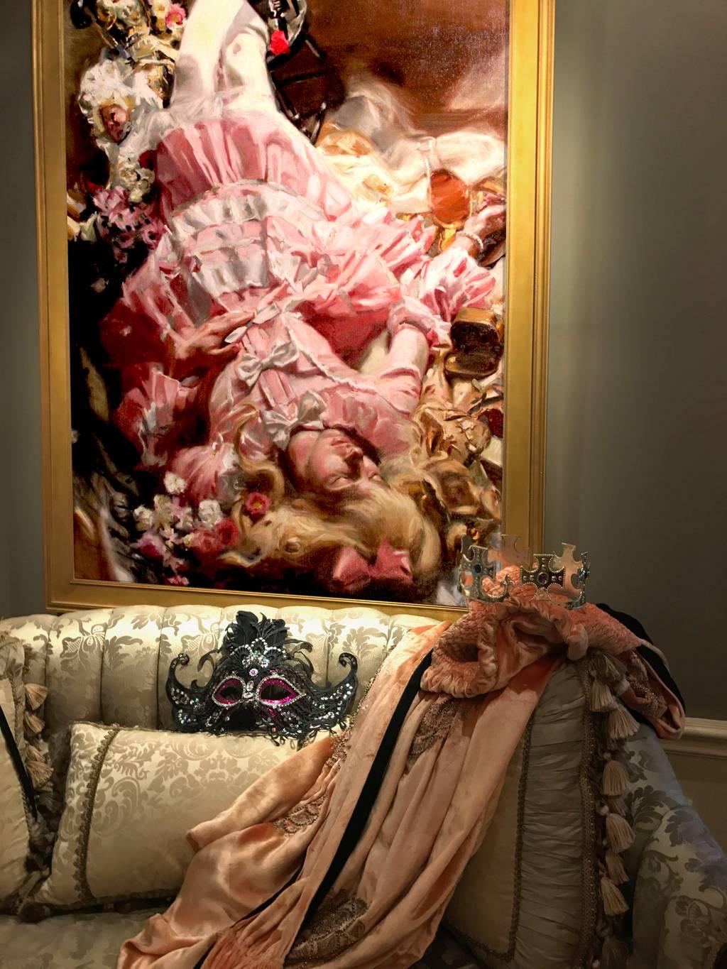 Il sonno - Painting Realismo di Teresa Oaxaca