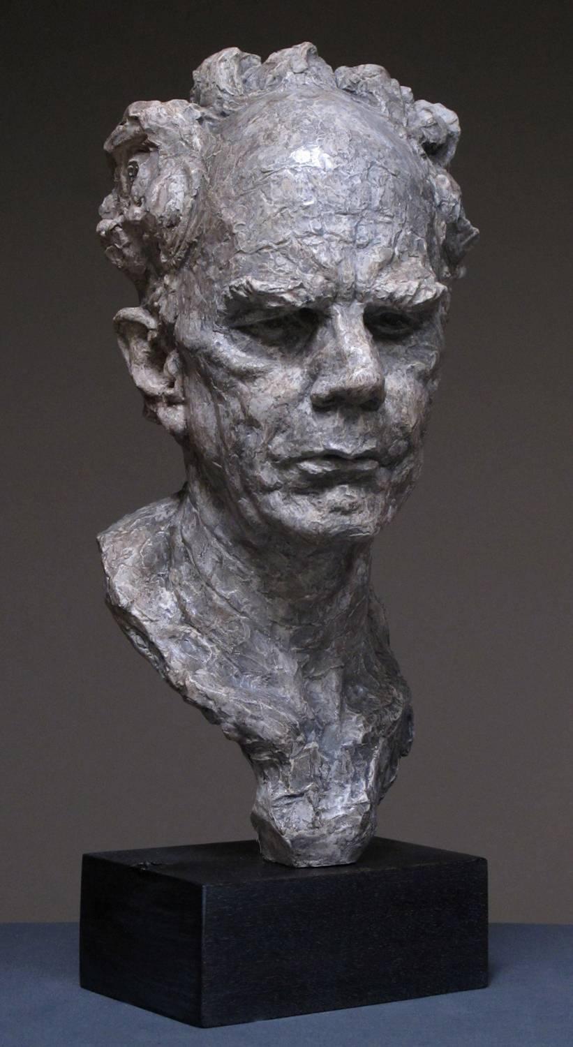 Portrait Study I: Mr. Koch - Sculpture by Alicia Ponzio