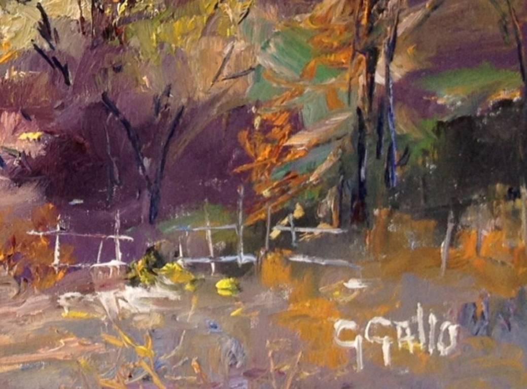 Late Fall off of Mulholland Drive - Painting by George Gallo