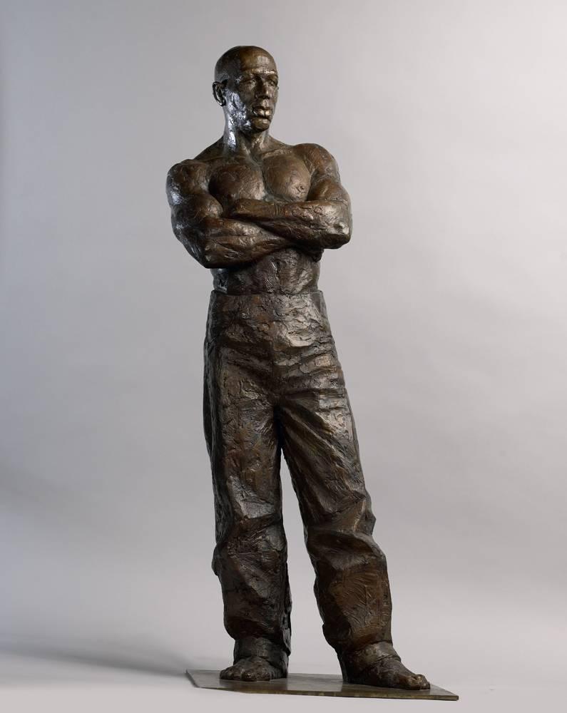 Peter Brooke Figurative Sculpture - Michael Standing