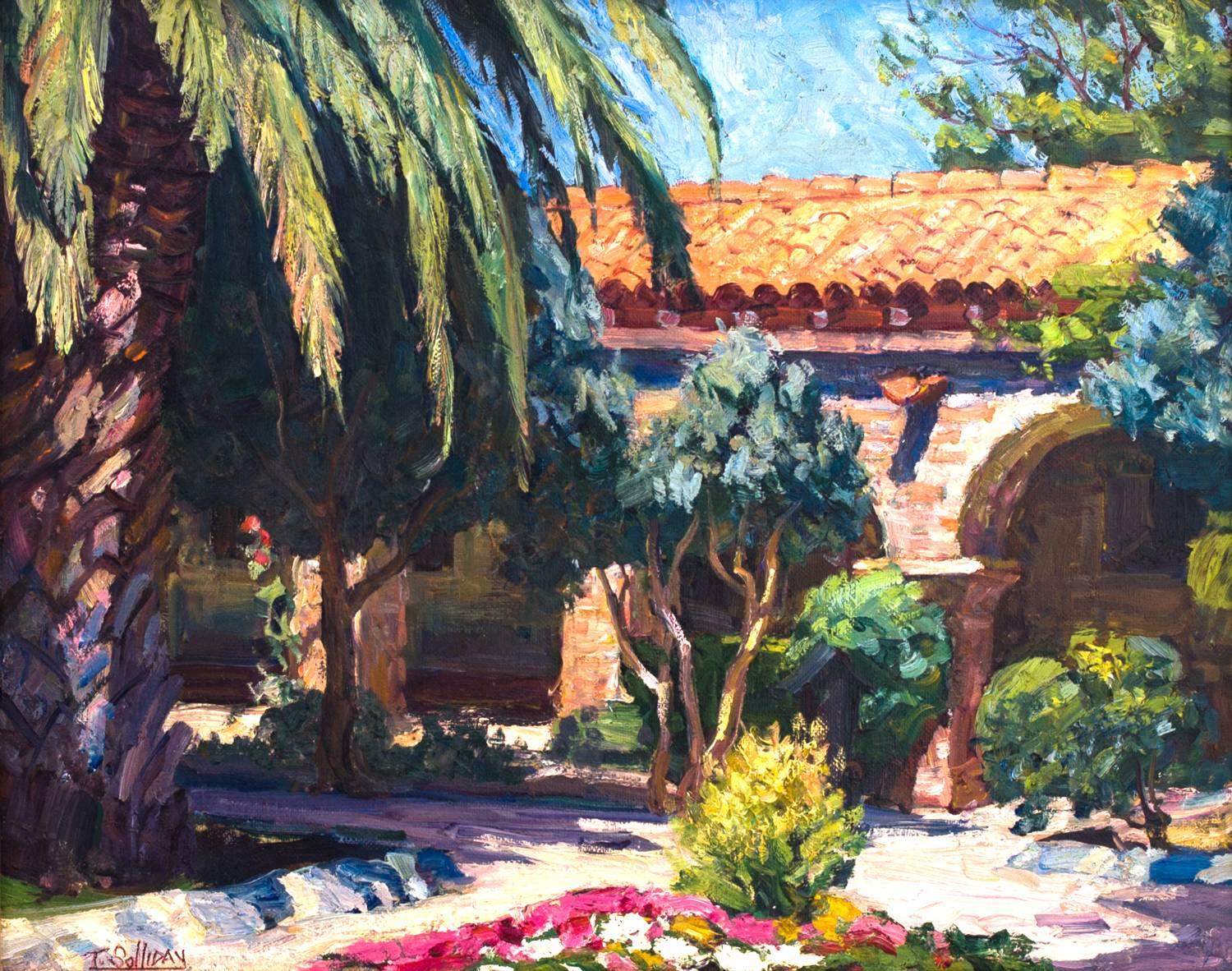 Mission San Juan Capistrano - Painting by Tim Solliday