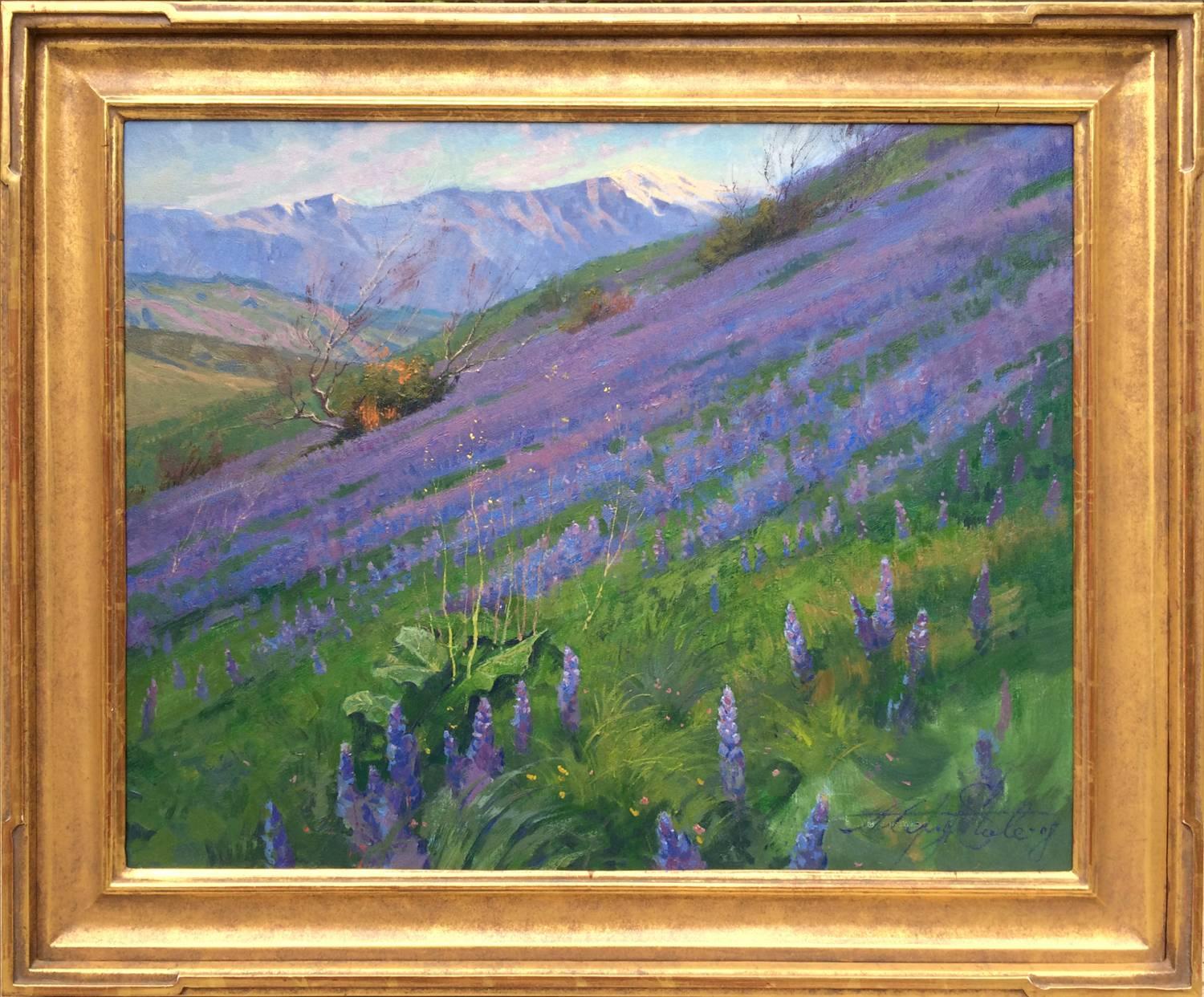 Purple Wonder; Irvine Land Preserve - Painting by Alexey Steele