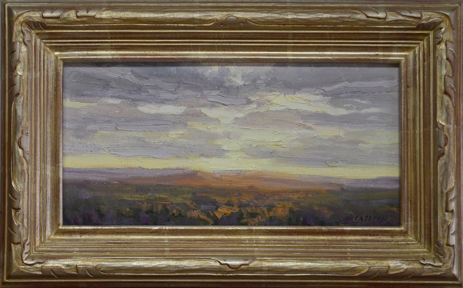 Oh, Those New Mexico Sunsets - Painting by Jean LeGassick
