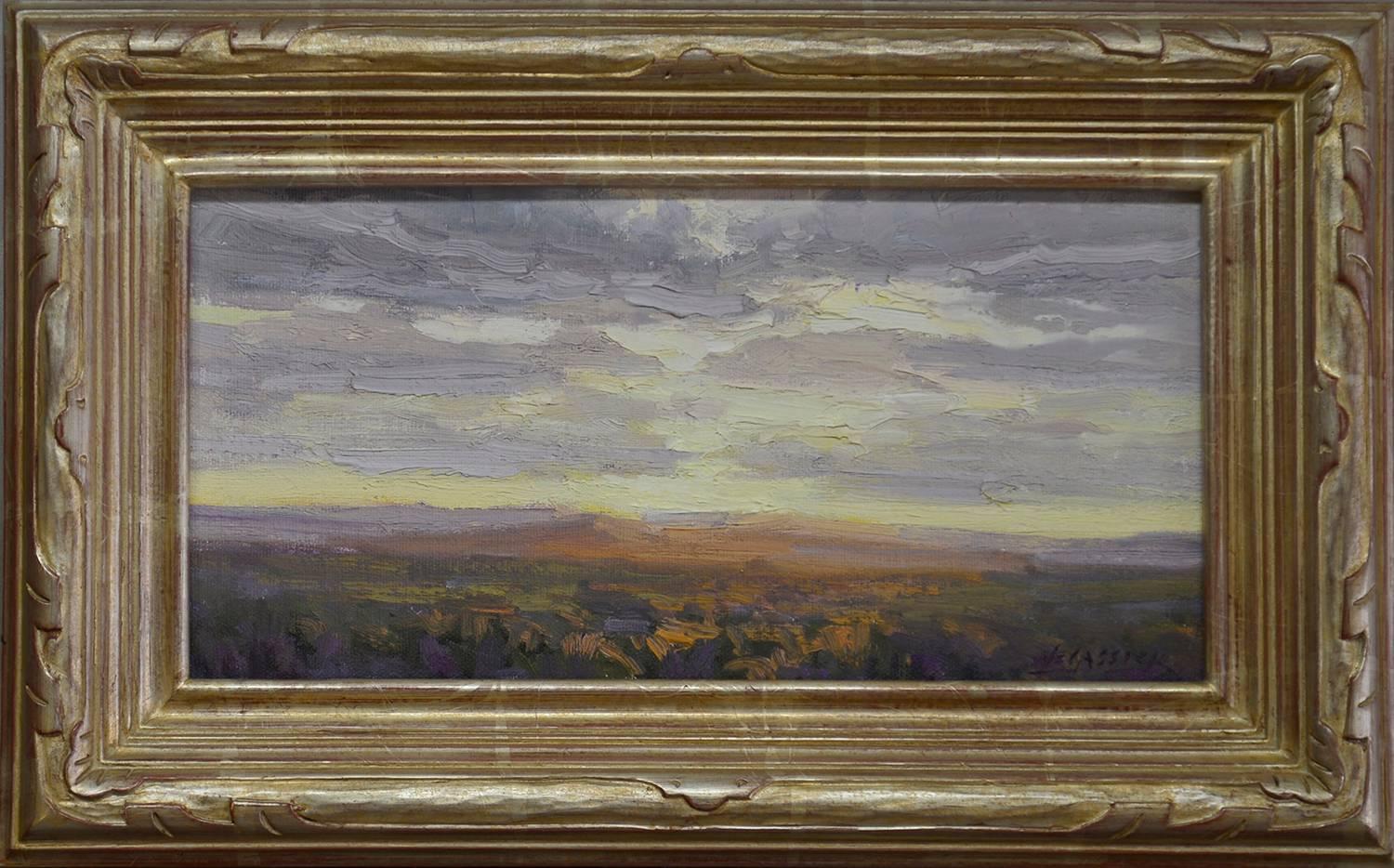 Oh, quei tramonti del Nuovo Messico - Painting di Jean LeGassick