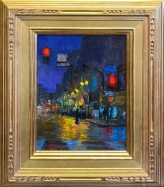 Il centro di Los Angeles di notte