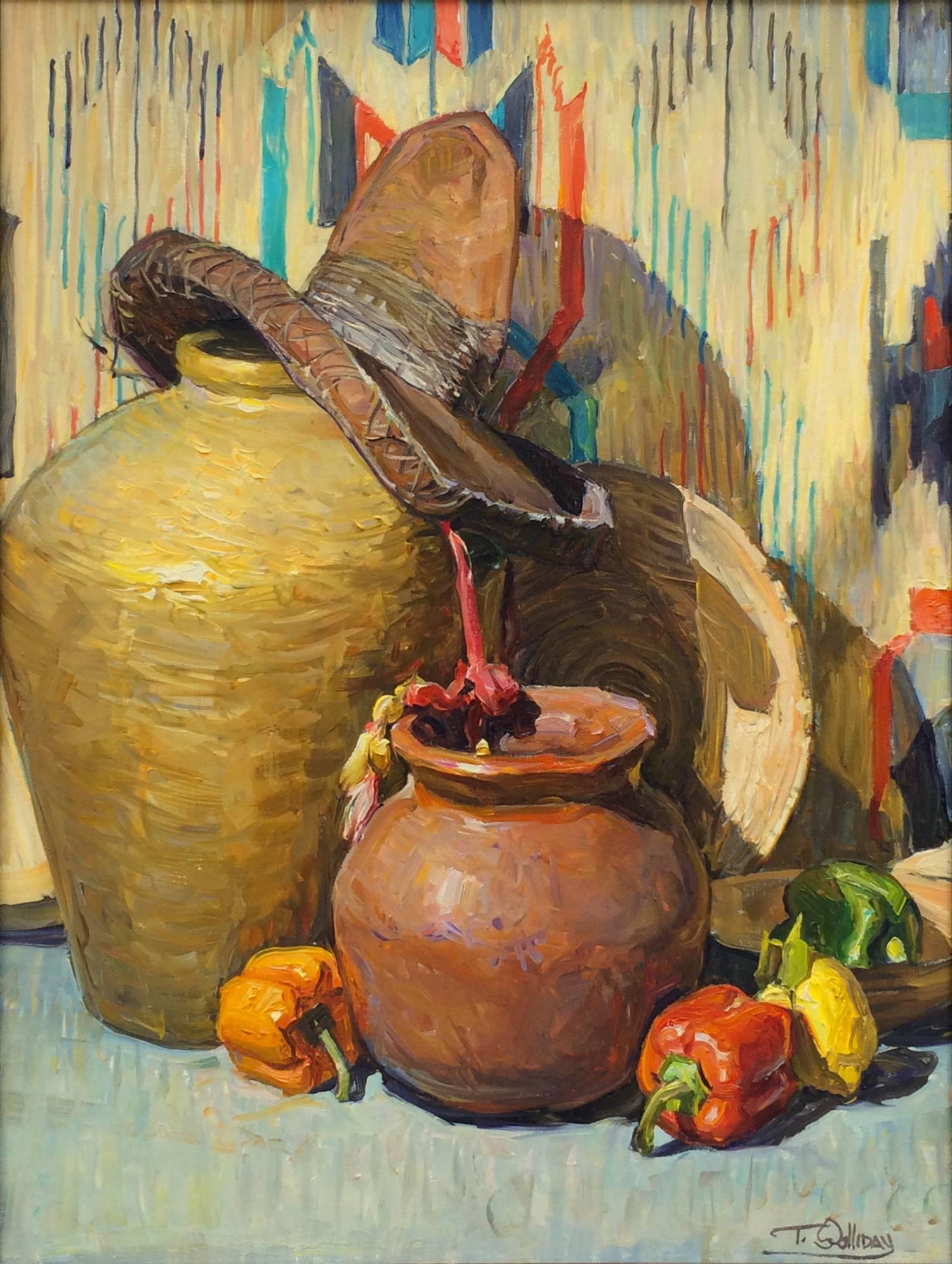 Tim Solliday Still-Life Painting - The Mexican Hat