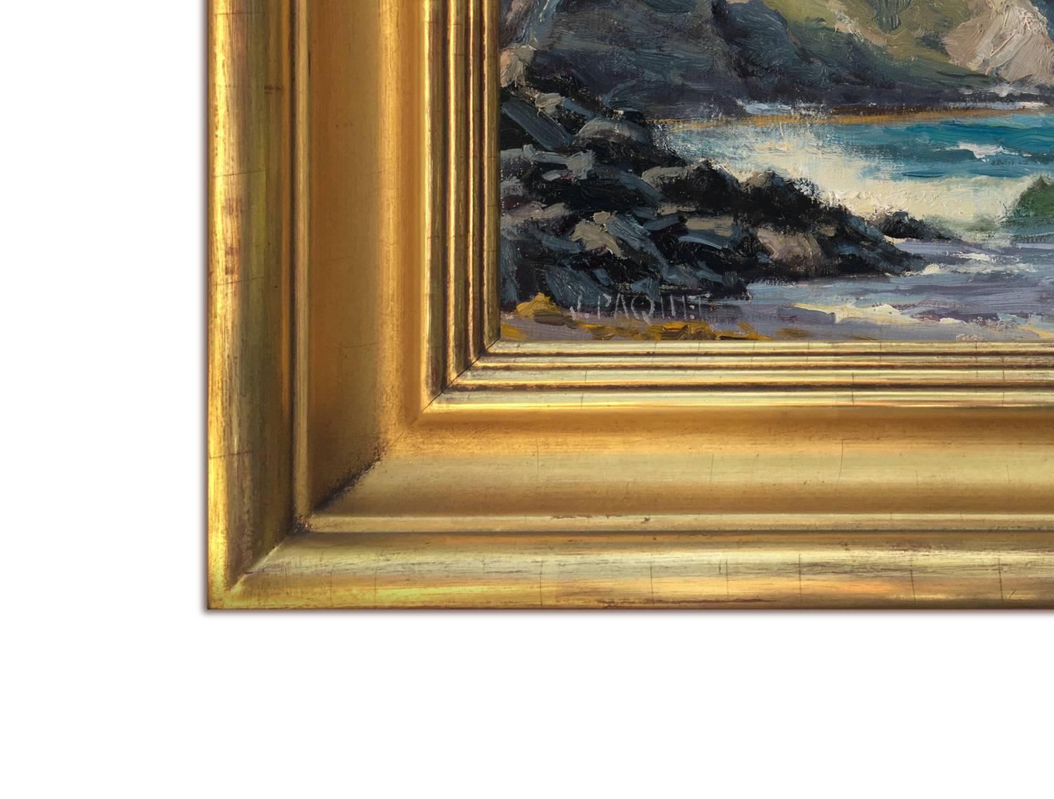 Giornata frizzante, Shark Harbor; Isola di Catalina - Painting Realismo di Joseph Paquet