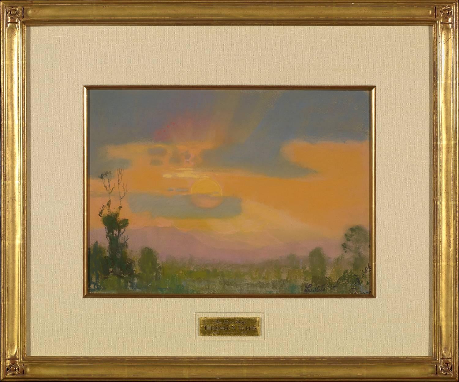 The Last Rays, c. 1924 - Painting by Theodore Lukits