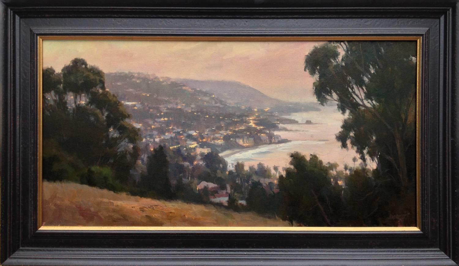 Michael Obermeyer Landscape Painting - East of the Sun; Laguna Beach