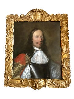 Portrait of an Officer in Armour - Circle of William Dobson. 1650