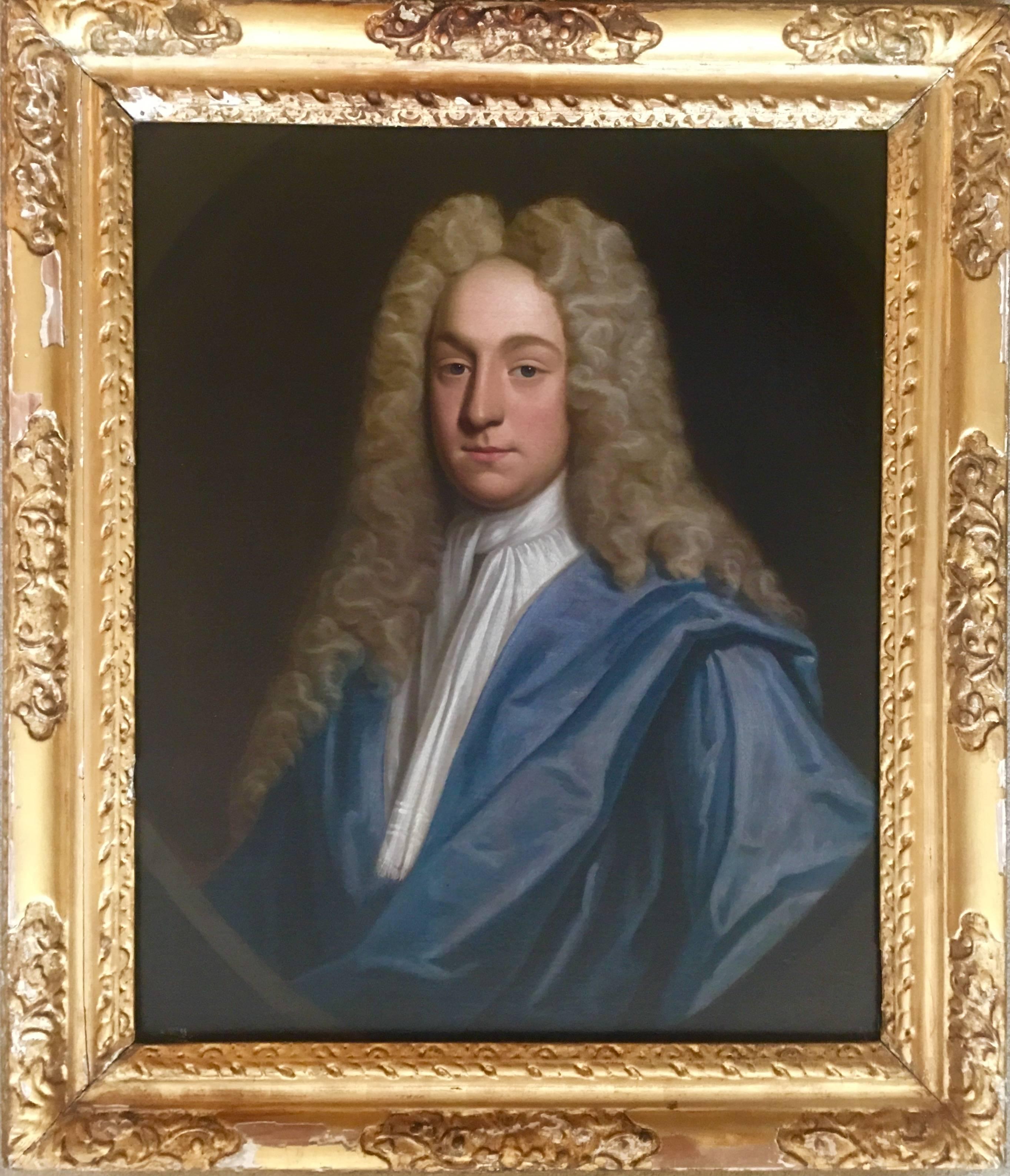 Portrait of a gentleman, oil on canvas, in its original carved and gilt wood 17th/18th century frame. 

JOHN CLOSTERMAN (1660-1711) was born in Osnabruck, the son of an artist. He studied under his father until he moved to Paris in 1679 to work with