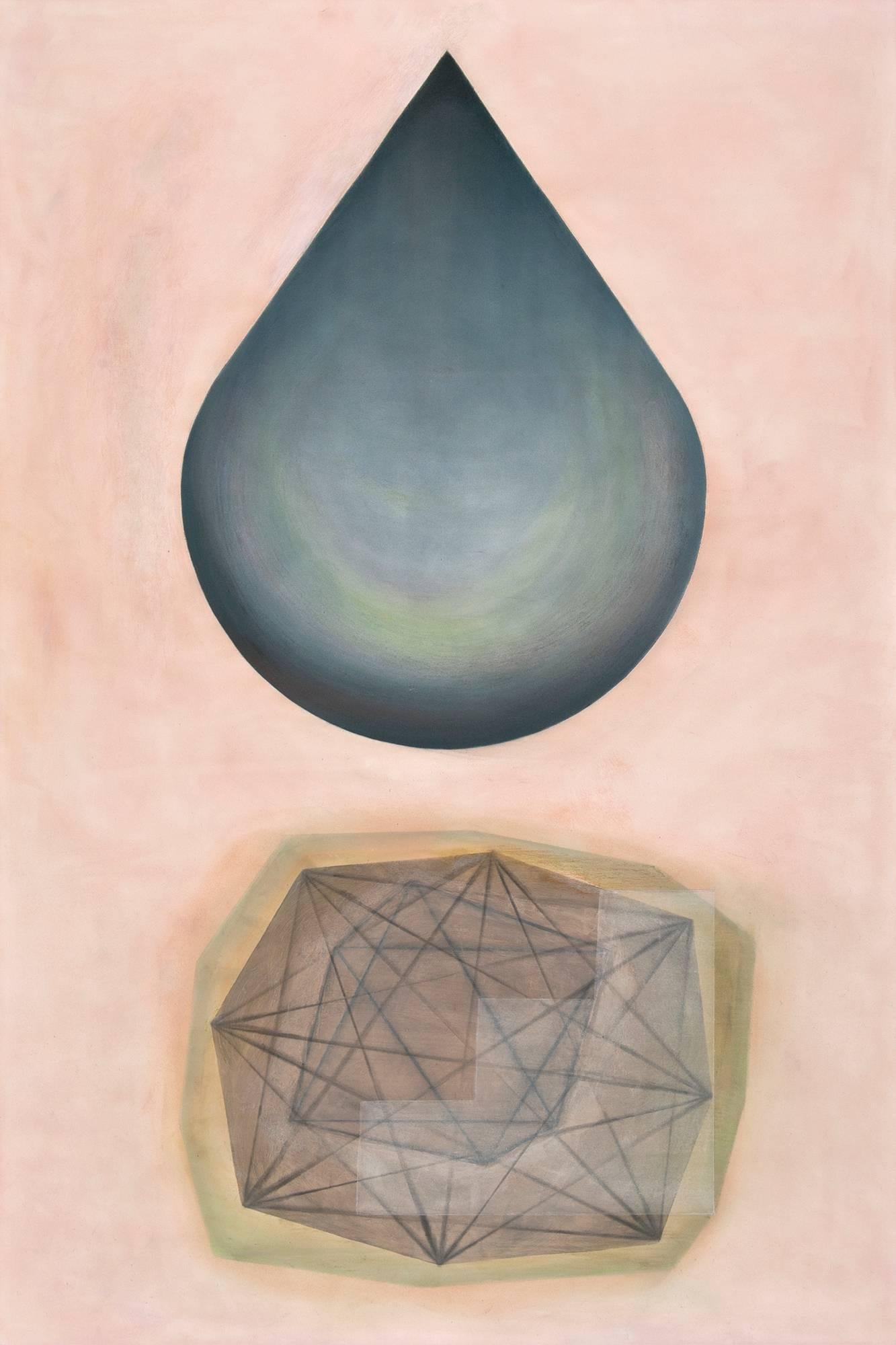 Kyung-Lim Lee Abstract Painting - Drop Polyhedron