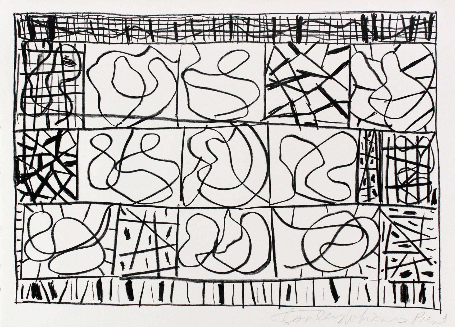 Stanley Whitney Abstract Print - Untitled