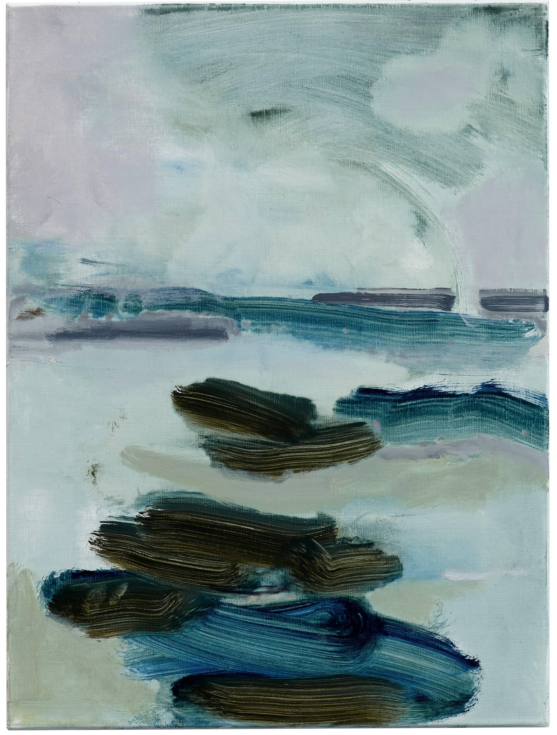Untitled (Seascape) - Painting by Terrell James
