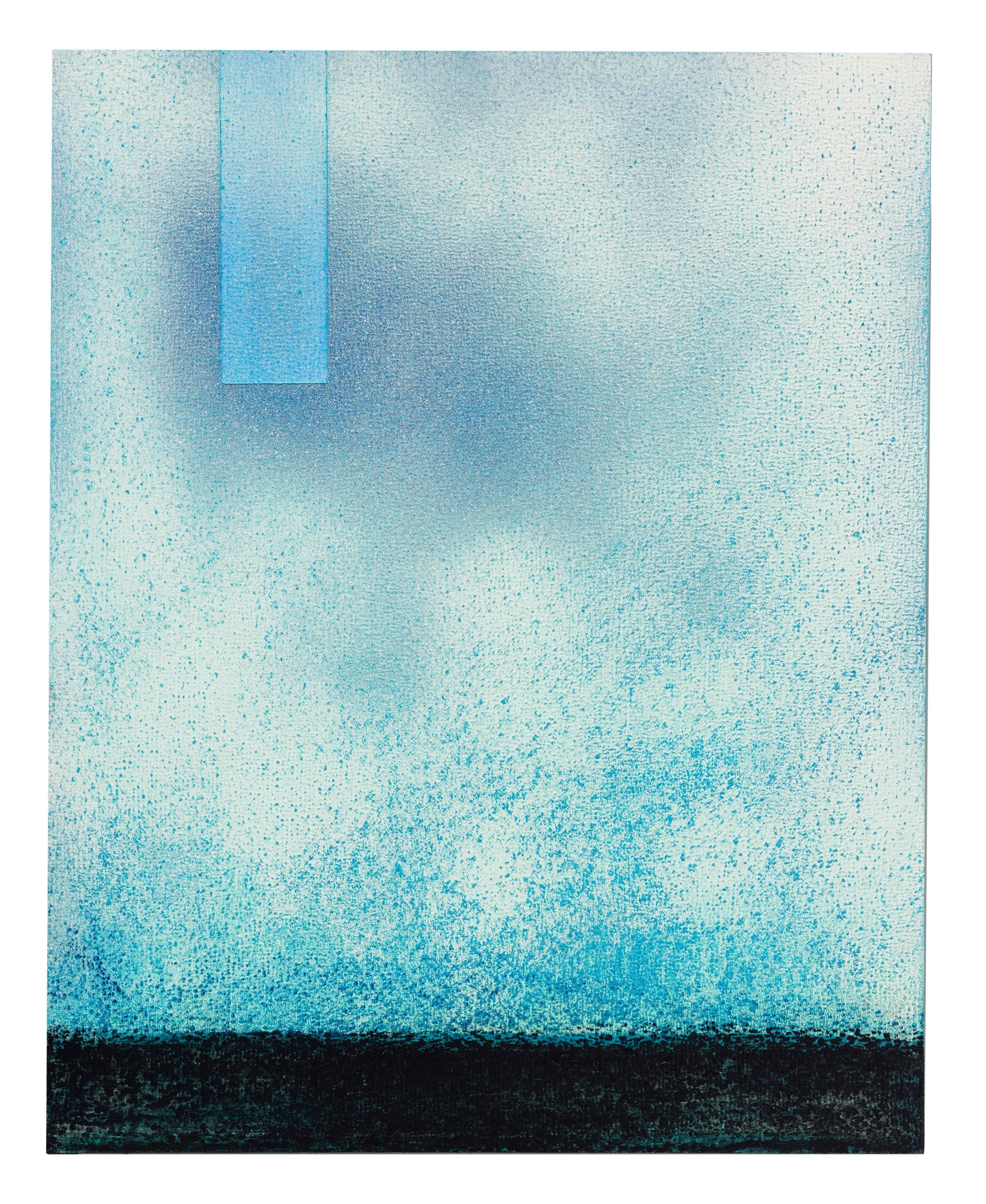 Brooke Stroud Abstract Painting - Ice Fog