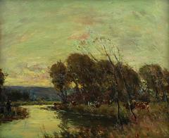 Bend of the River Near Qu'Appelle Saskatchewan