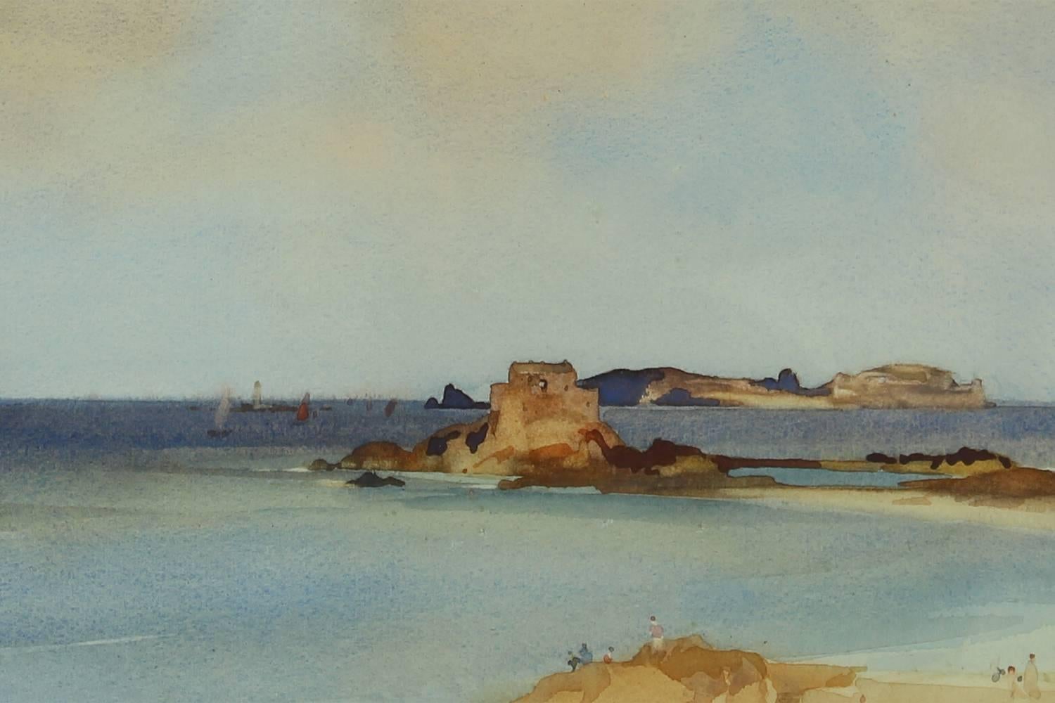 The bay of Islands (Impressionismus), Art, von William Russell Flint