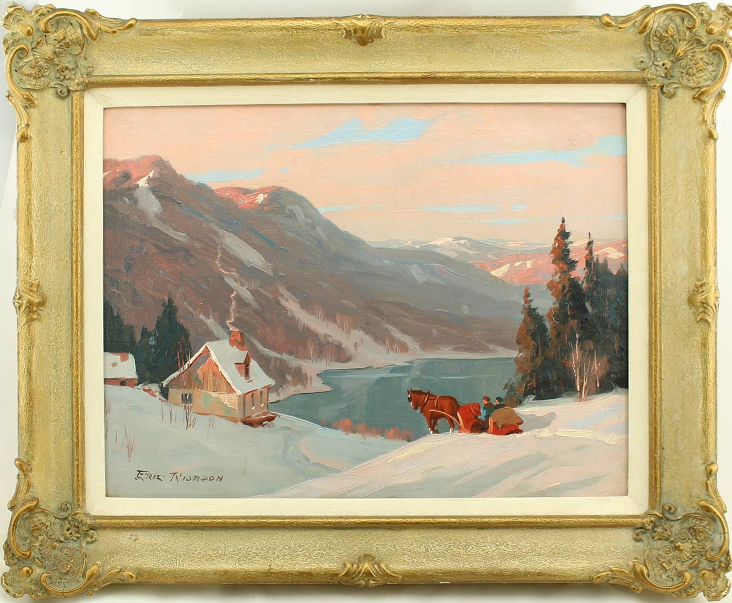 Der Weg nach Hause – Painting von Eric Riordon