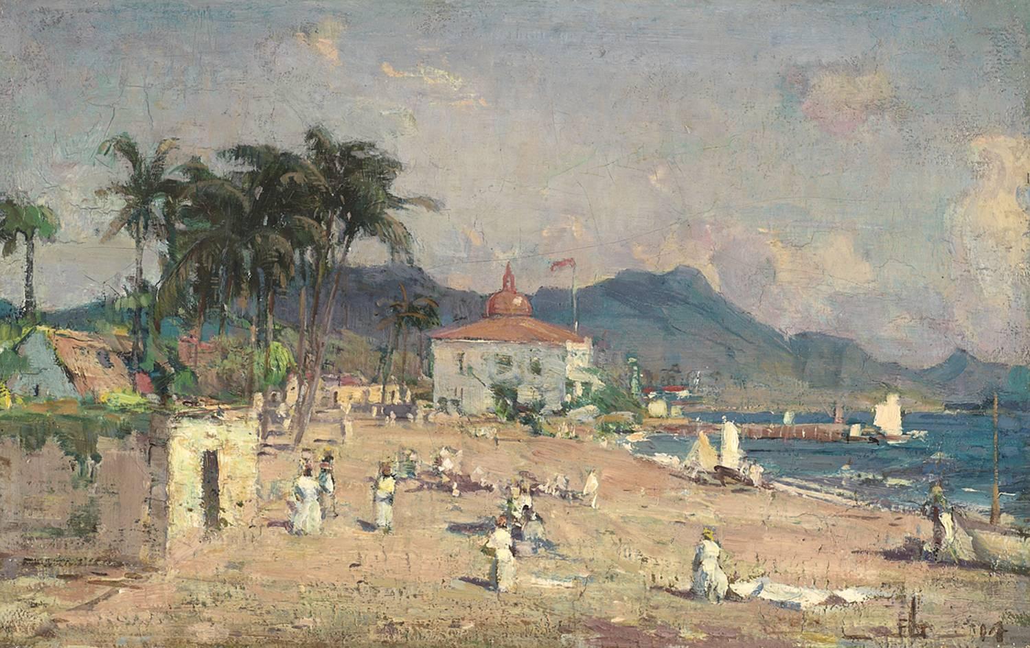 Peleg Franklin Brownell Landscape Painting - St. Kitts, British West Indies