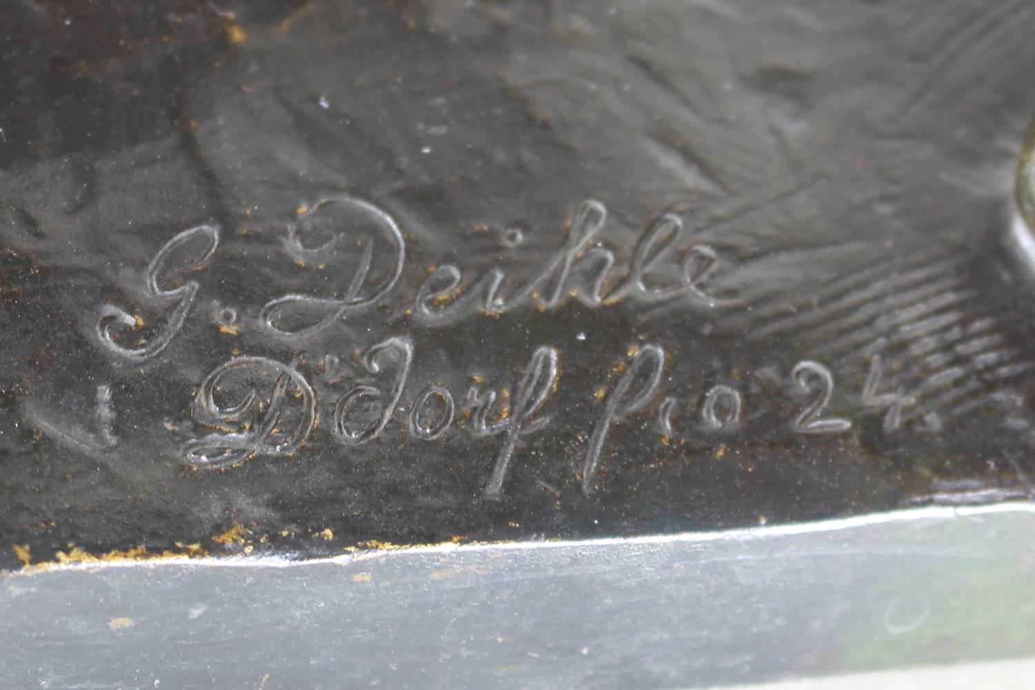 bronze, signed on base 