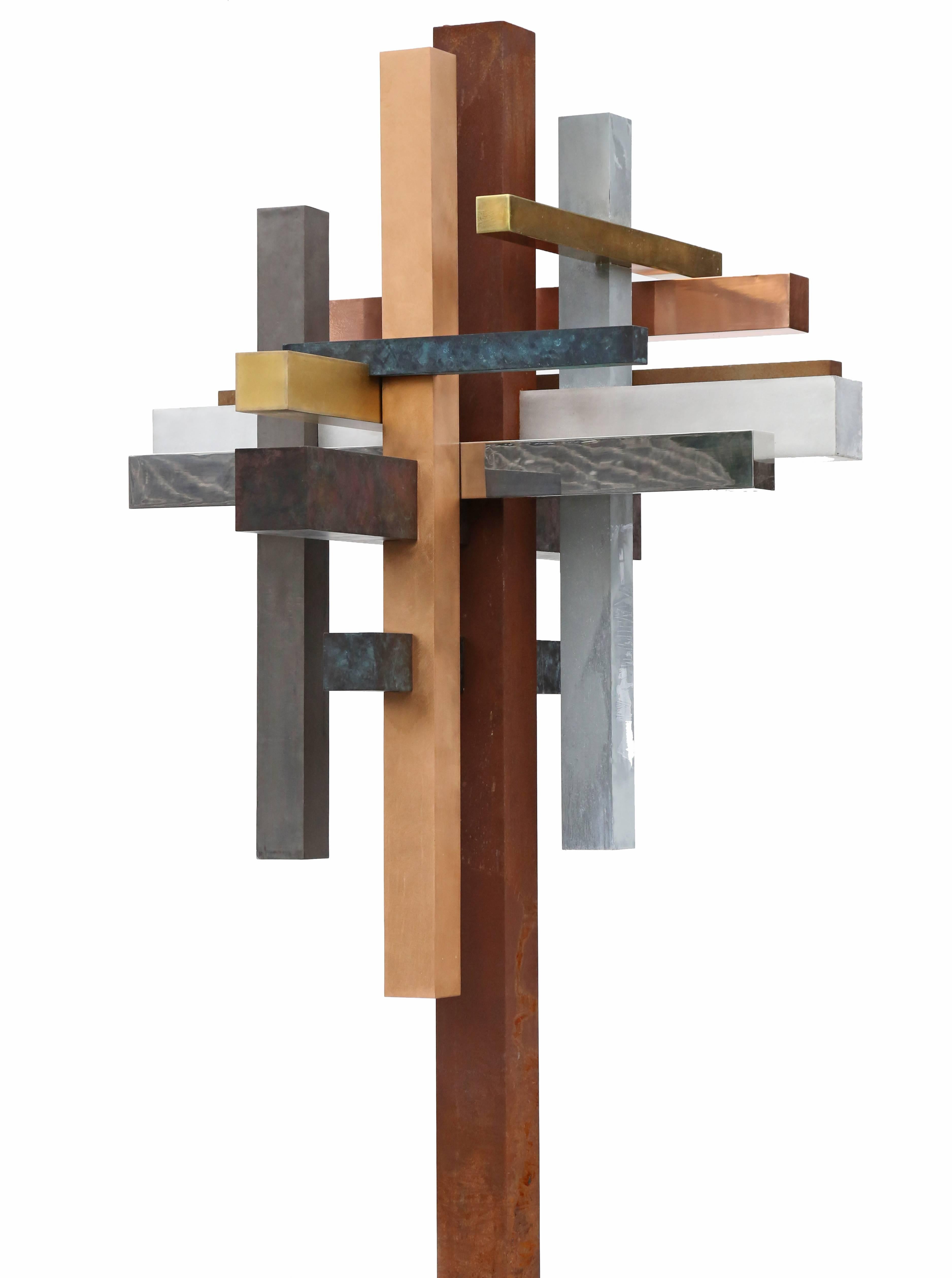 Charles Bran Abstract Sculpture - Man Made