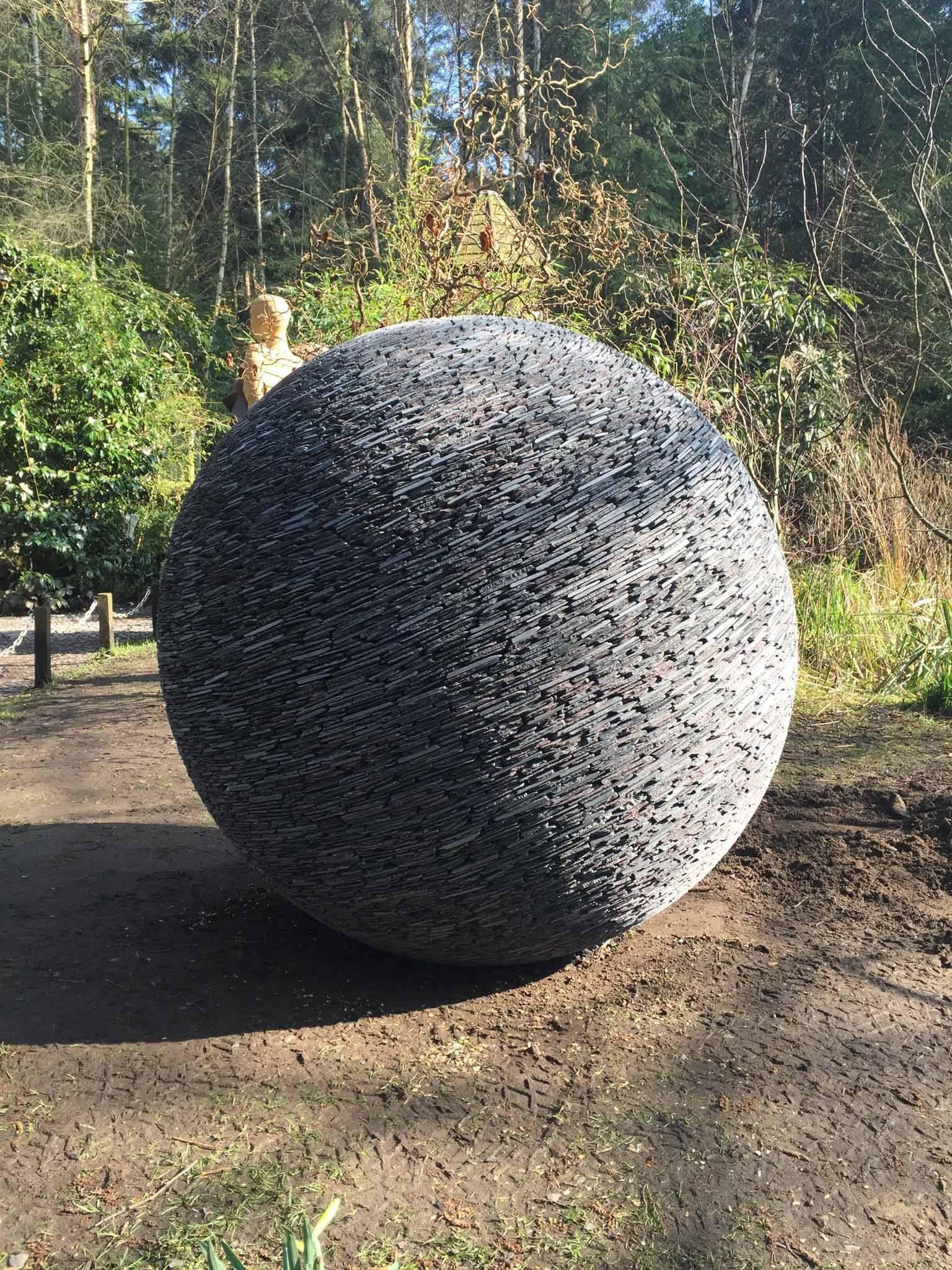 Stone Rose - Sculpture by Timothy Elms