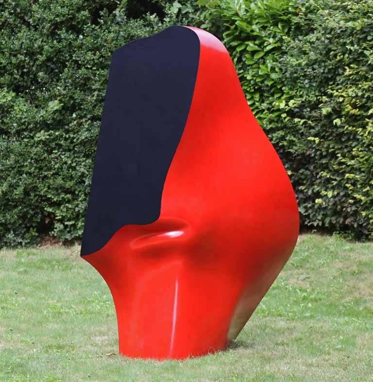 Ian Walters Abstract Sculpture - Face Slice