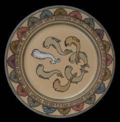 Antique The Jungle Folk Design Plate #2, 1910