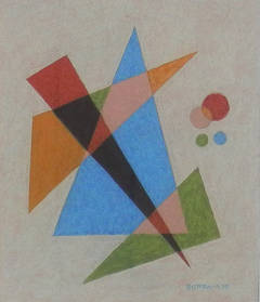 Encaustic Geometric Abstraction 1939