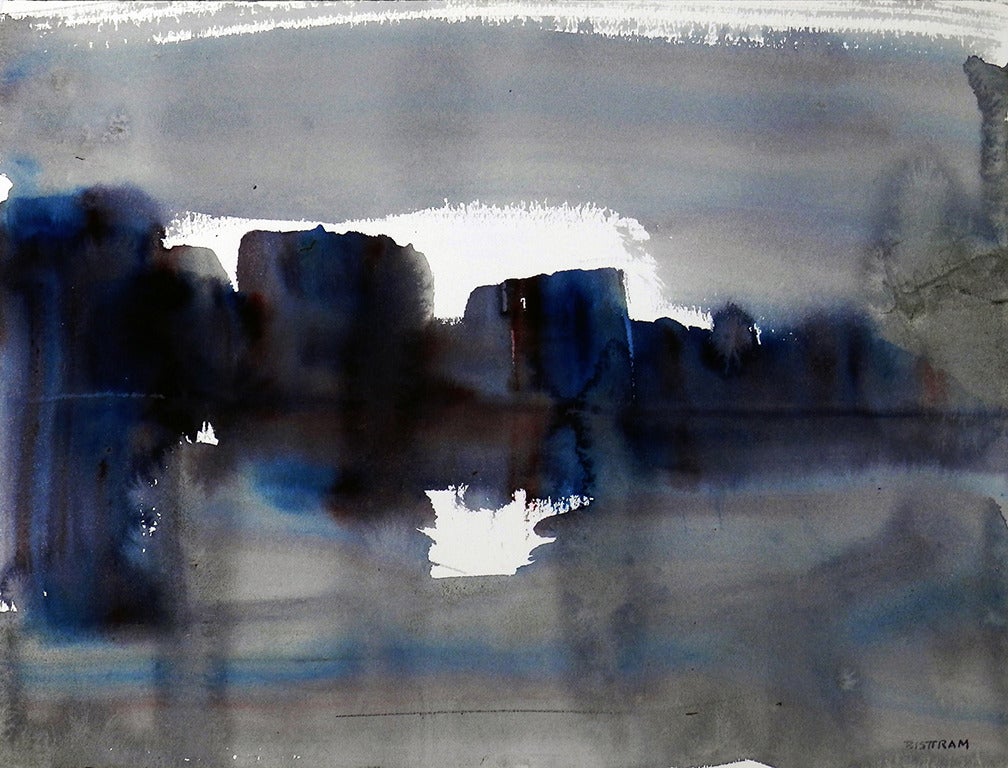 Emil James Bisttram Abstract Painting - Landscape