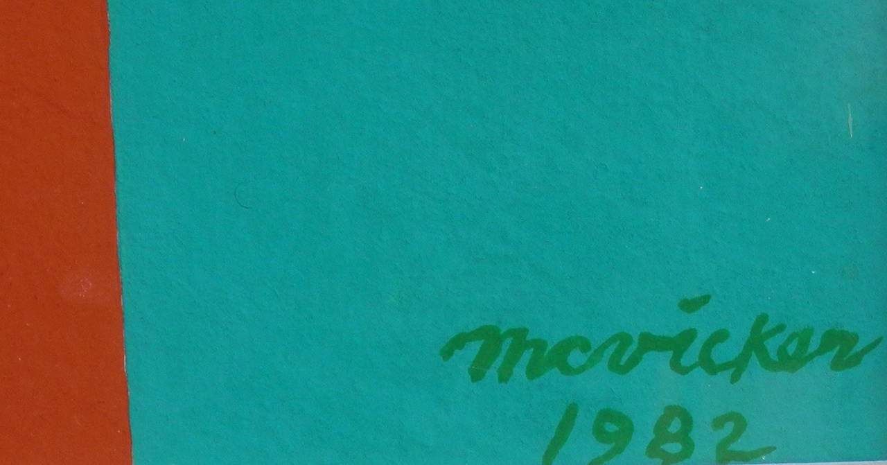 Abstract Composition 1982 - Painting by Jay Jesse MCVICKER