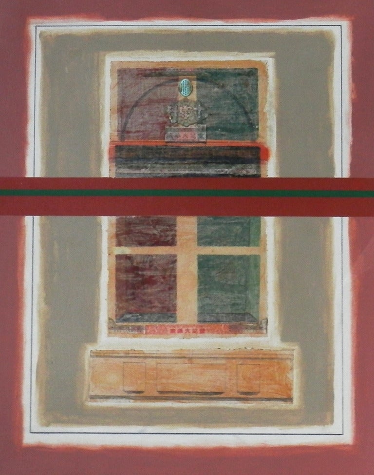 Robert Moskowitz Abstract Painting - Demolition Sire #3