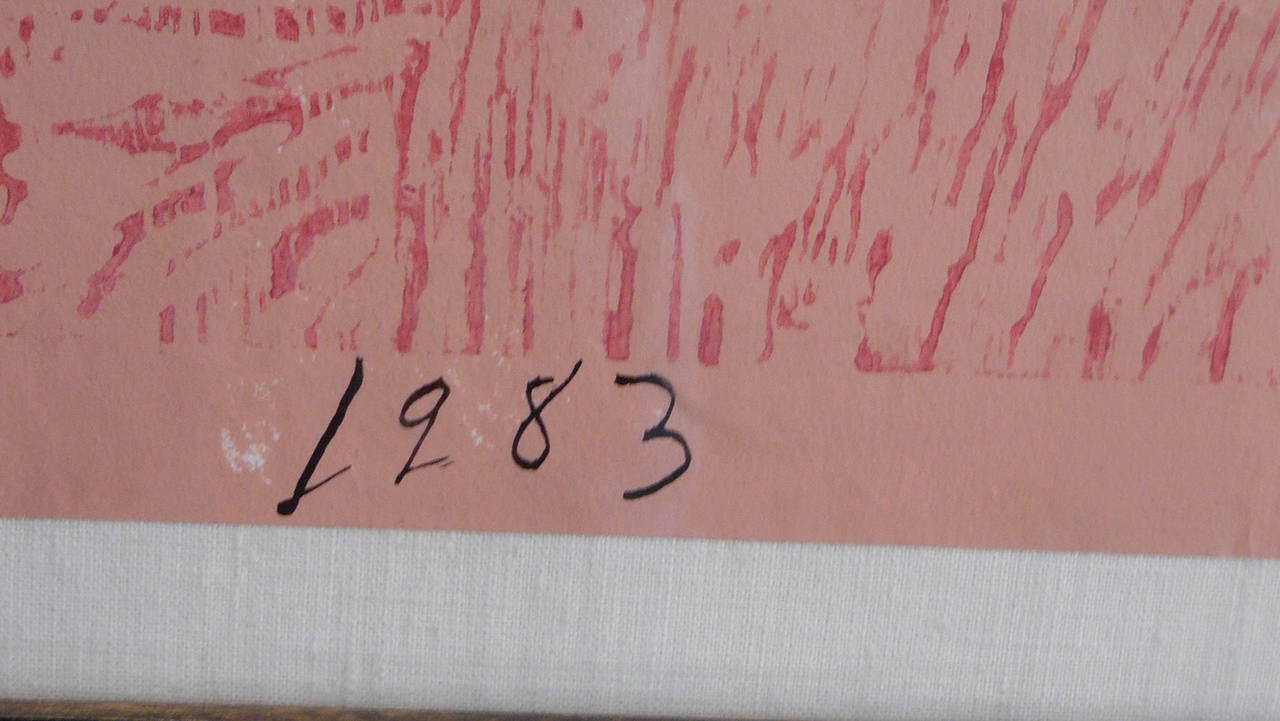 Hand painted Nancy  HUGE - Pop Art Print by Jim Dine