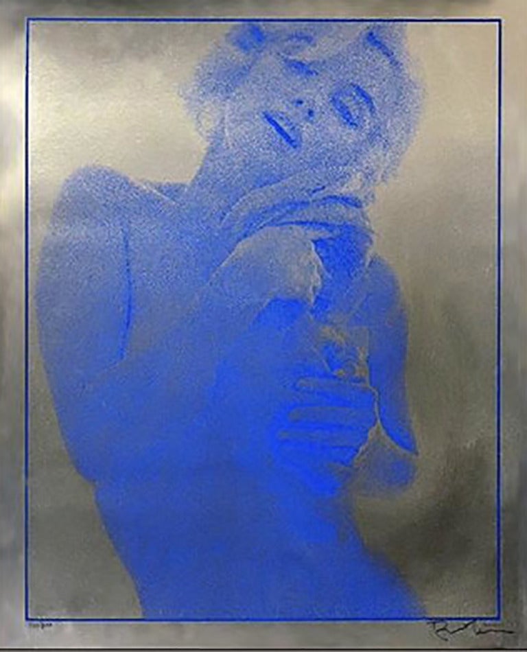 Bert Stern Figurative Print - Marilyn Monroe Roses - Body Shot