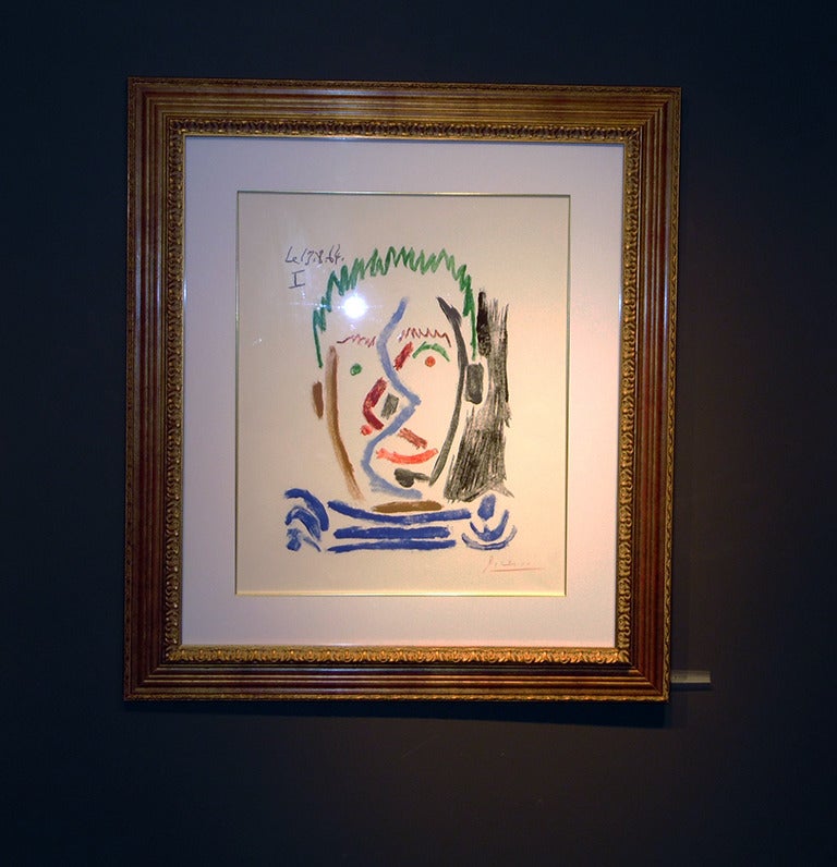 Sailor, after the drowing - Print by Pablo Picasso