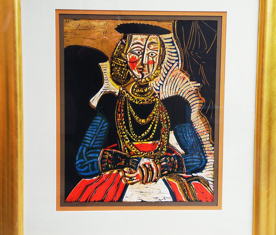 Picasso 85 Gravures Poster Berggruen Gallery, Paris1966 - Print by Pablo Picasso