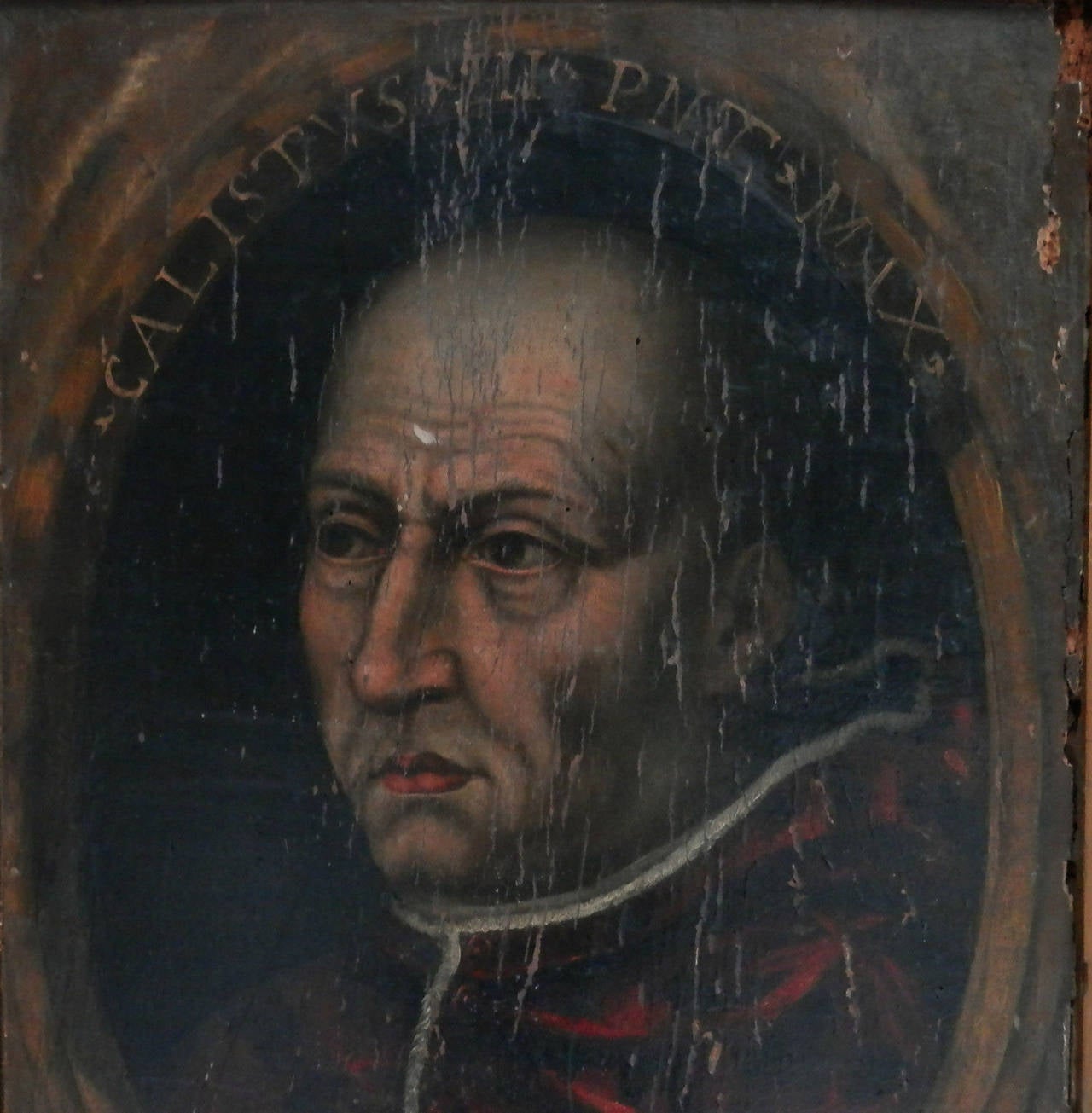 Pope Callixtus III born Alfons de Borja - XV century - Renaissance Painting by Unknown