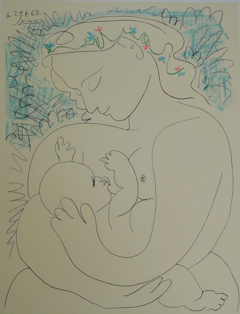 picasso maternity lithograph