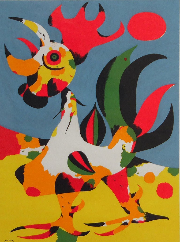 Joan Miró Animal Print - Le Coq - Rooster