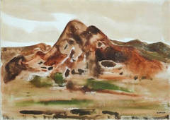 Taos landscape 1945