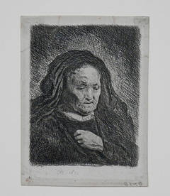 The Artist's Mother with her Hand on her Chest: Small Bust