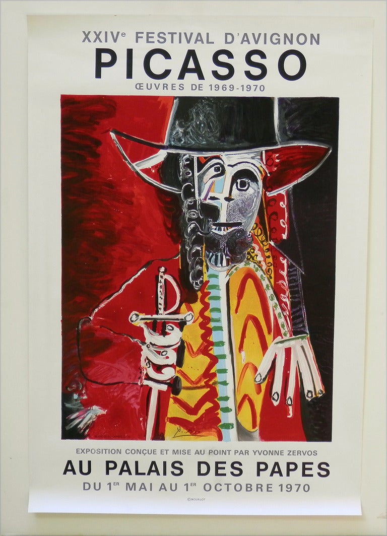 XXIV Festival D'Avignon lithografisches Plakat – Print von Pablo Picasso
