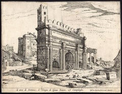 L'Arco di Settimio, il tempio di Giove Statore & Campidoglio.