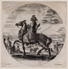 Untitled - A Moorish warrior on horseback.